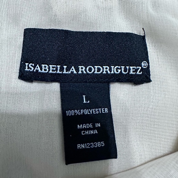 🛍️Isabell Rodriguez open sleeve sheer top excellent condition - Picture 3 of 8